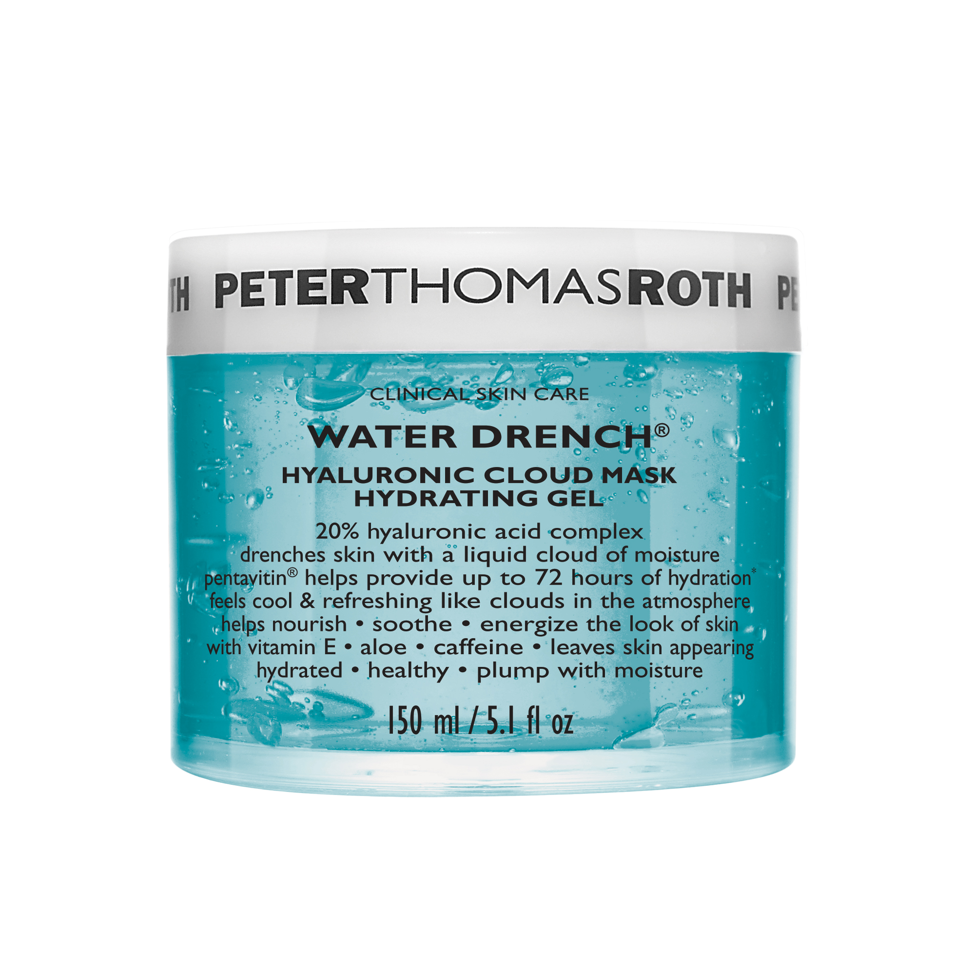 Peter Thomas Roth Water Drench® Hyaluronic Cloud Mask Hydrating Gel 150 ml