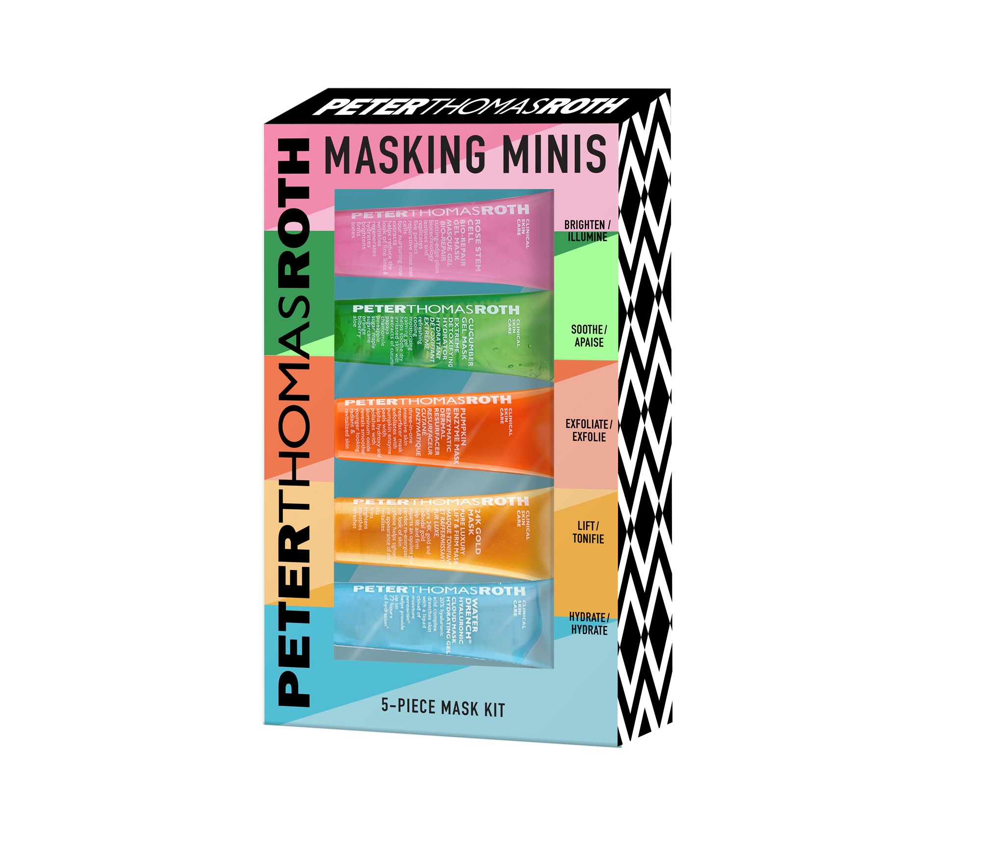 Peter Thomas Roth Masking Minis 5-Piece Mask Kit 70 ml