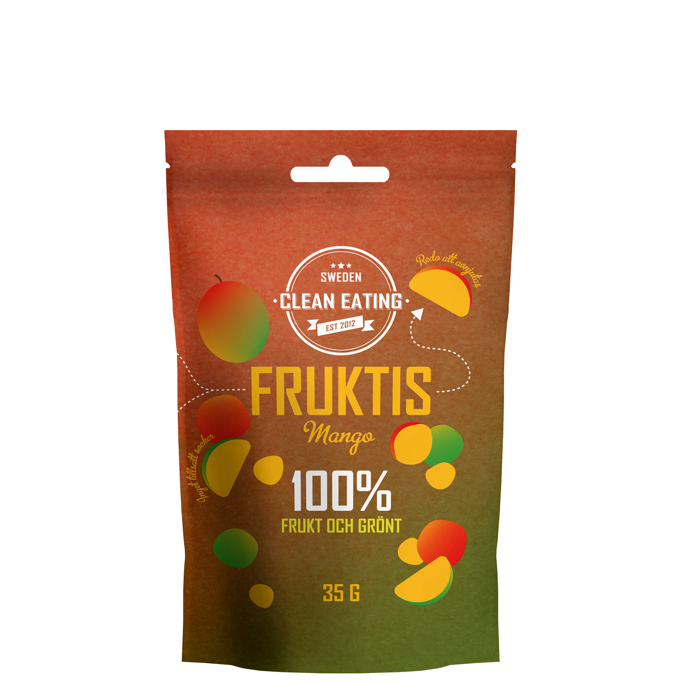 Clean Eating Fruktis Mango 35g