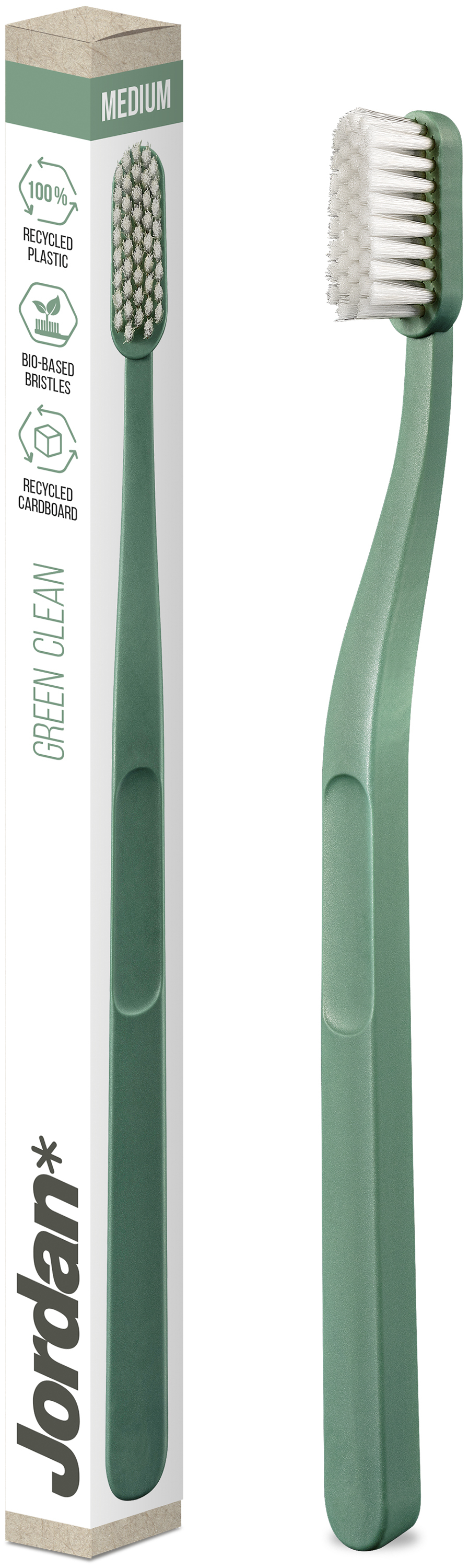Jordan Green Clean Medium Green Tandborste 1 st