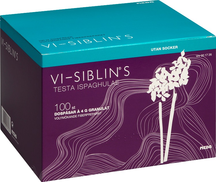 Vi-Siblin S Granulat i dospåse 880 mg/g 100 st