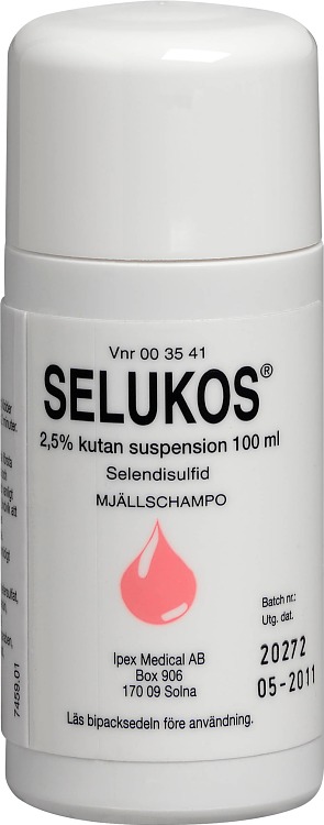 Selukos kutan suspension 2,5% 100 ml