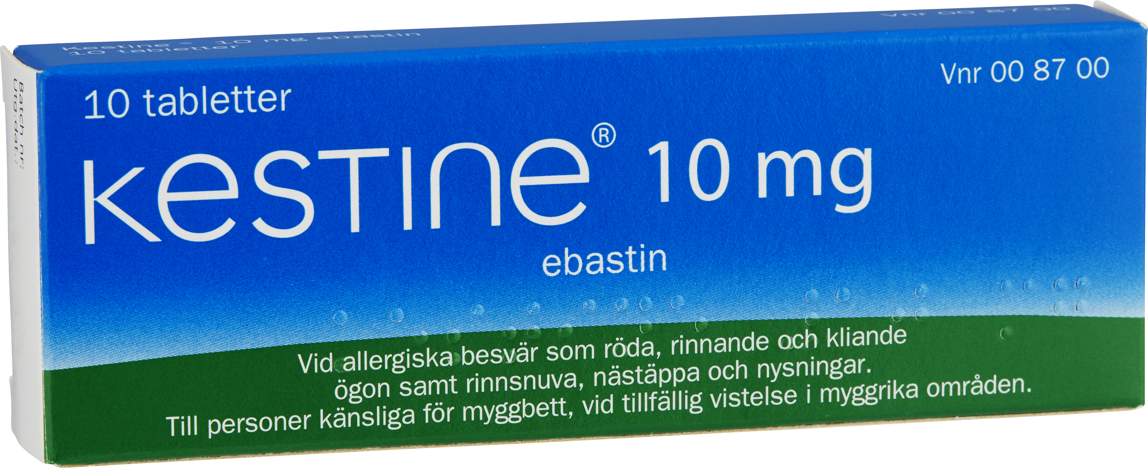 Kestine filmdragerad tablett 10 mg 10 st