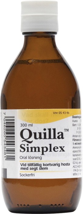 Quilla Simplex Mot Slemhosta 300 ml