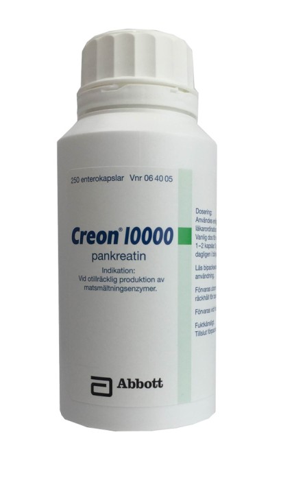 Creon 10000, enterokapsel, 250 st