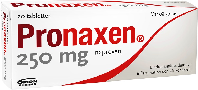 Pronaxen 250 mg, 20 st