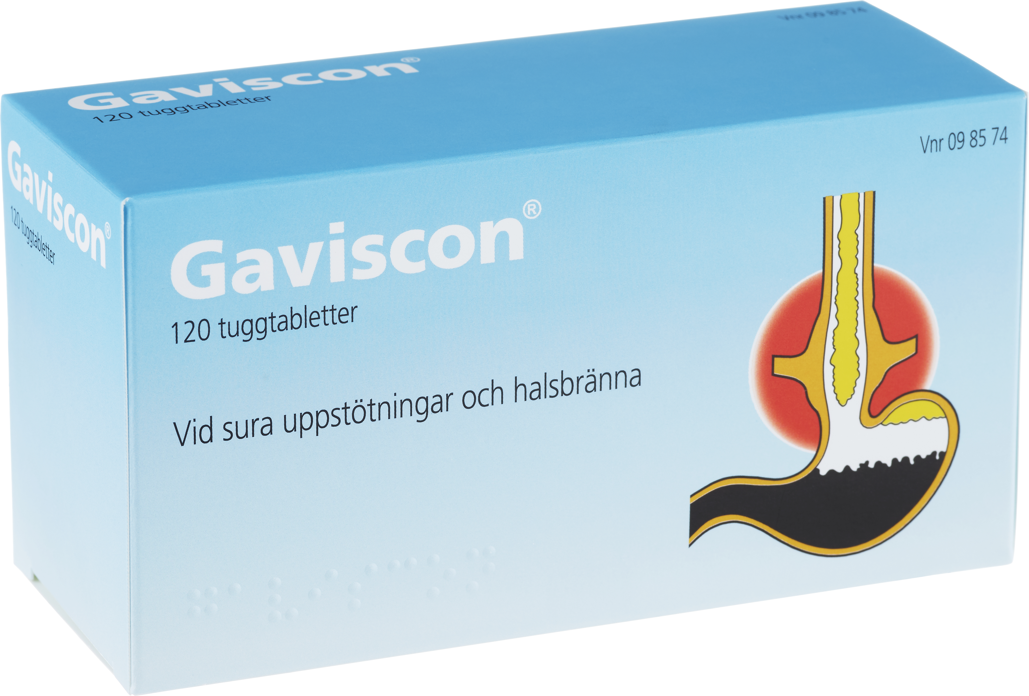 Gaviscon 120 tuggtabletter