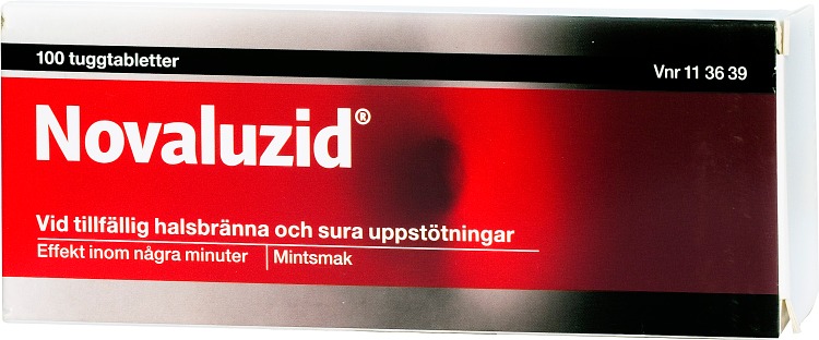 Novaluzid Tuggtabletter 100 st