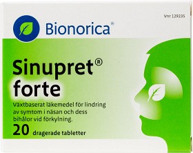 Sinupret Forte Näsa & Bihålor 20 tabletter