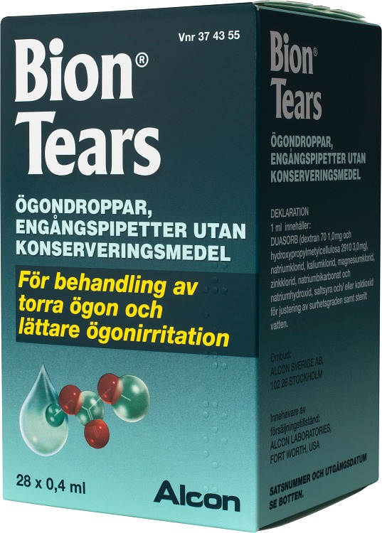Bion Tears ögondroppar 28x0,4 ml