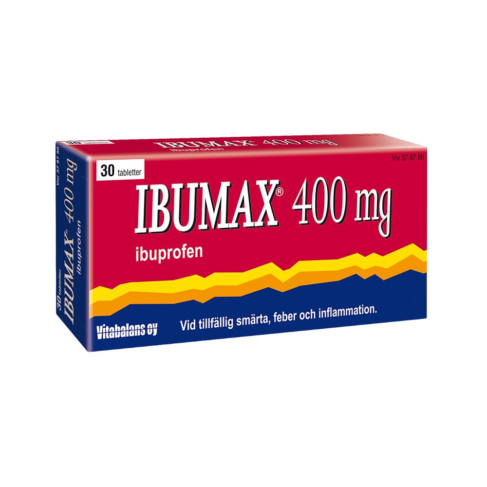 Ibumax 400 mg filmdragerade tabletter 30 st