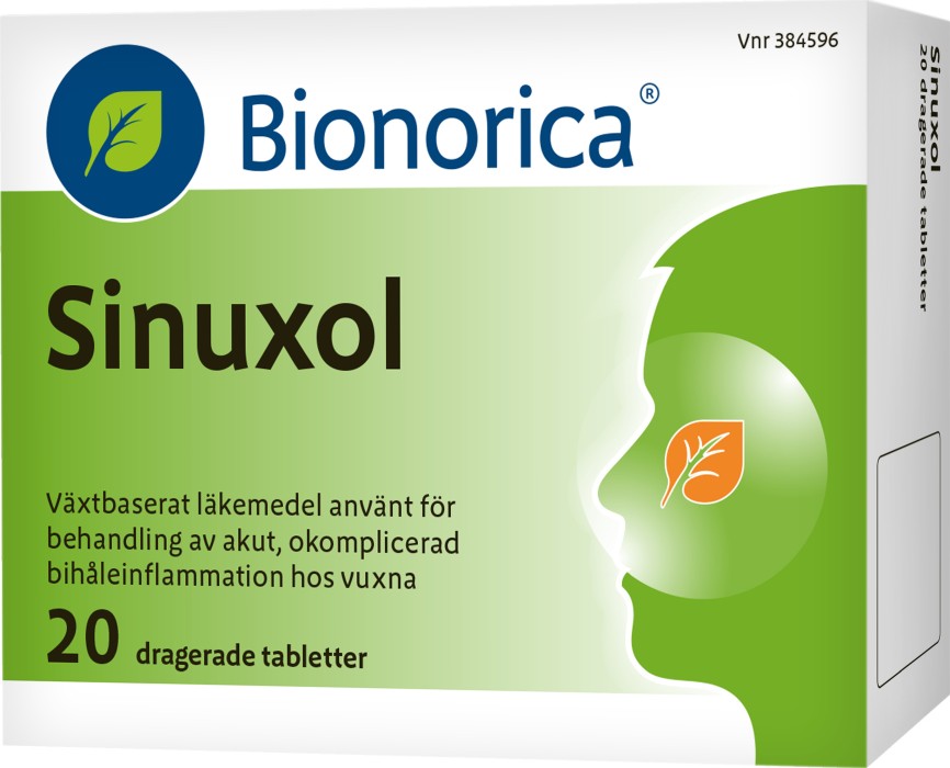 Sinuxol Bionorica Sinuxol 20 tabletter