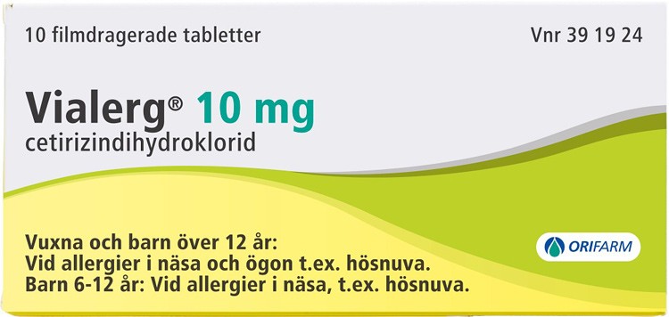 Vialerg filmdragerad tablett 10 mg 10 st
