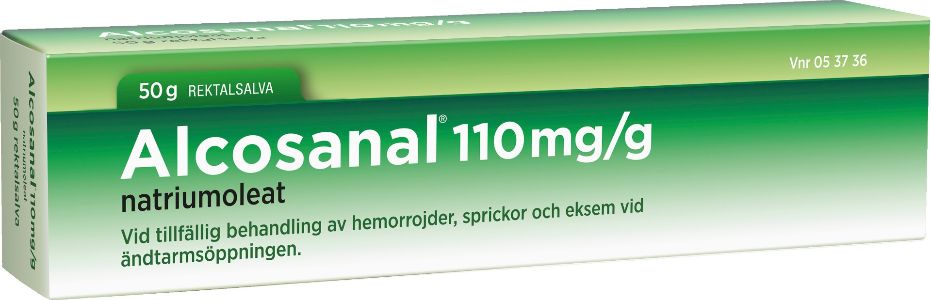 Alcosanal rektalsalva 110 mg/g 20 g