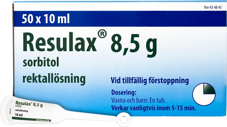 Resulax Rektallösning 8,5 g, 50X10 ml