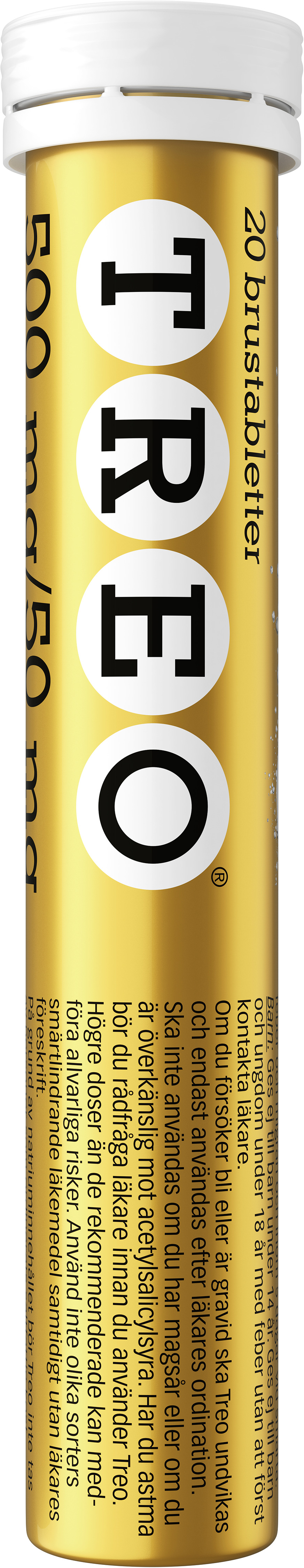 Treo Brustablett 500mg/50 mg 20 st