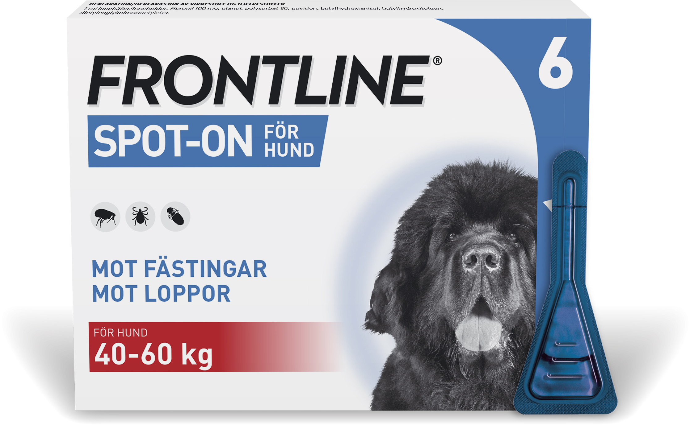 Frontline Vet 100 mg/ml Spot-on Lösning 6 x 4,02 ml