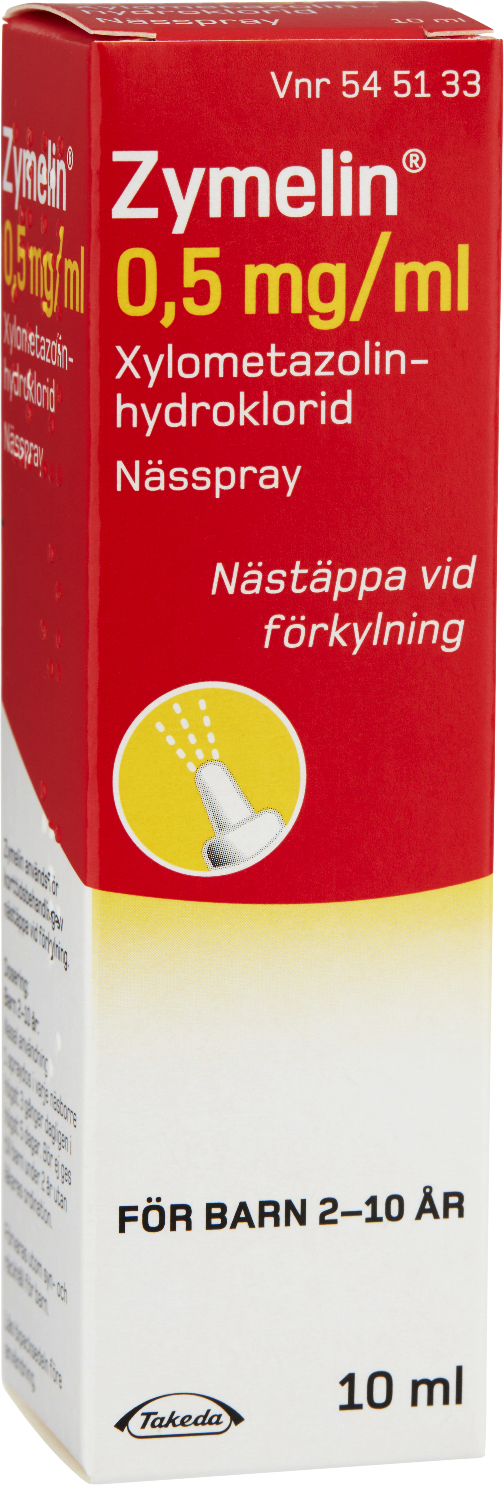 Zymelin Nässpray 0,5 mg 10 ml