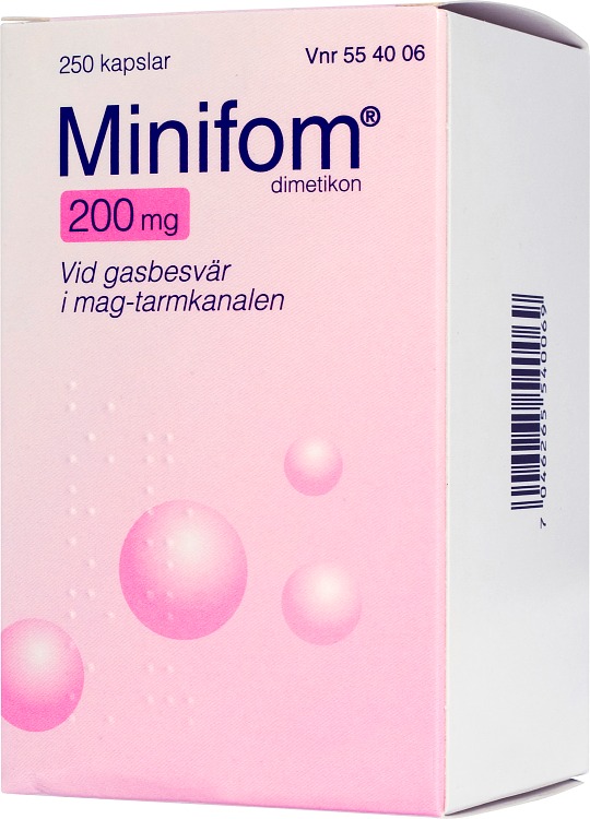 Minifom Kapslar 200 mg 250 st