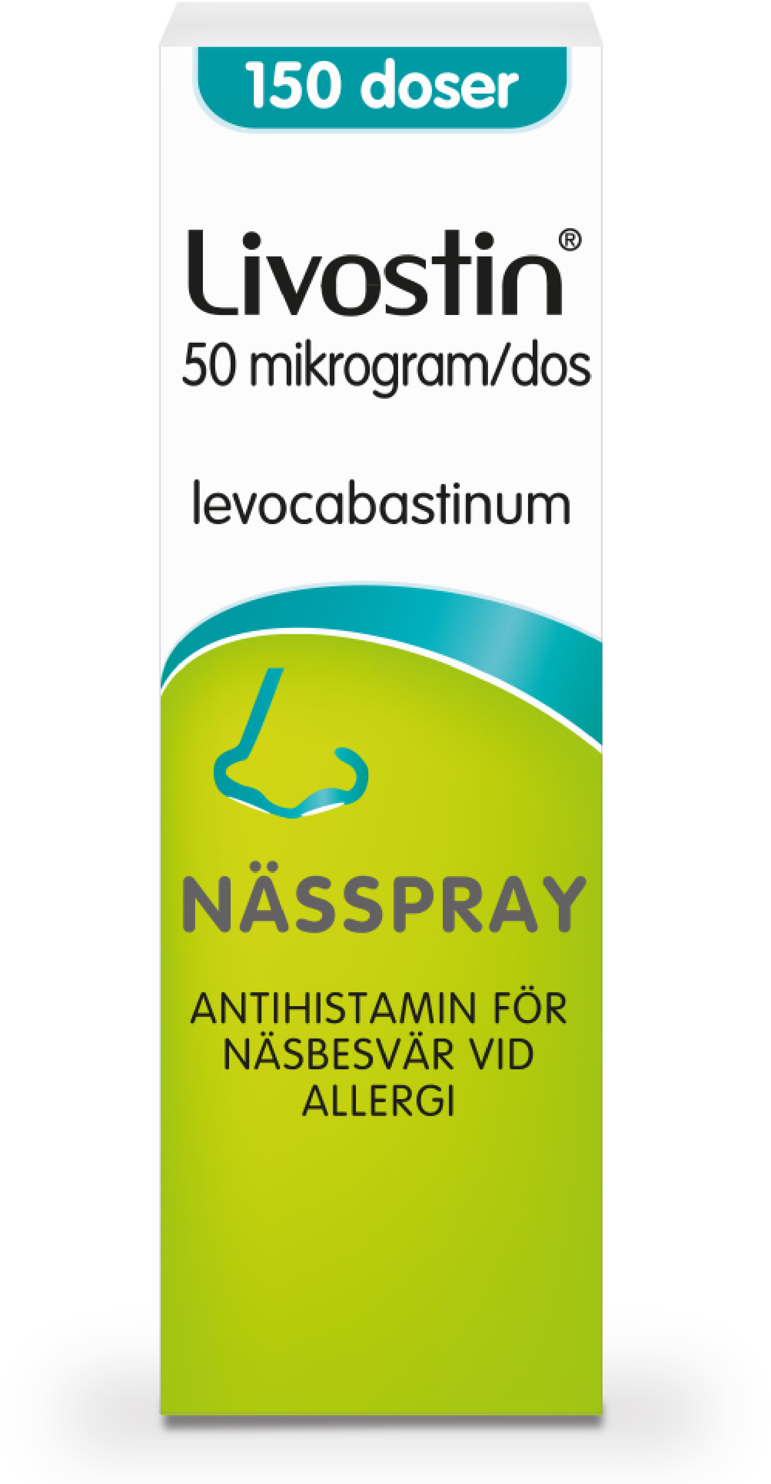Livostin Nässpray 50 mikrogram/dos, 150 doser