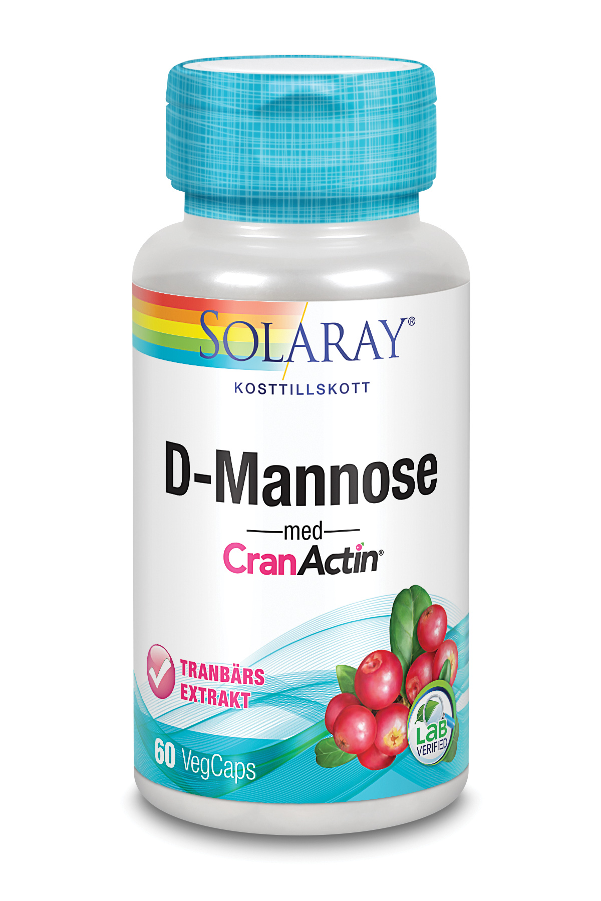 Solaray D-Mannose & CranActin 60 kapslar