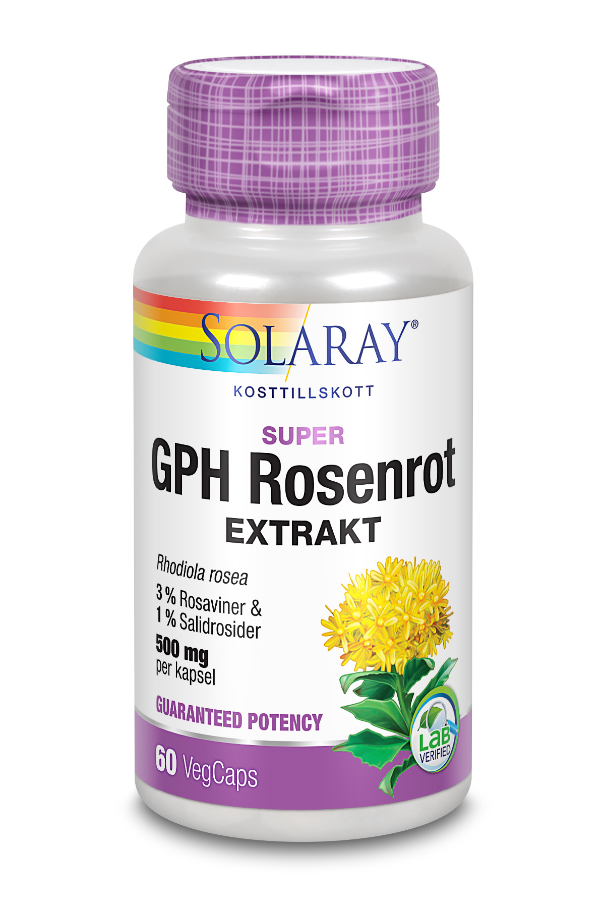 Solaray GPH Rosenrot 60 kapslar
