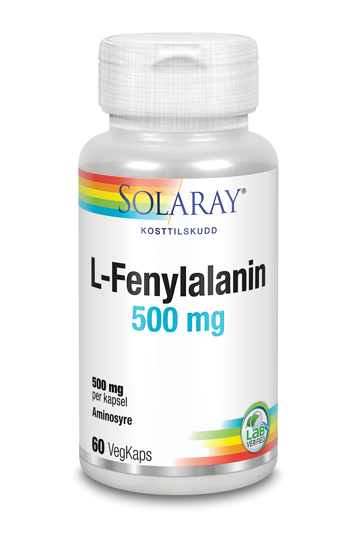Solaray L-Fenylalanin 60 kapslar