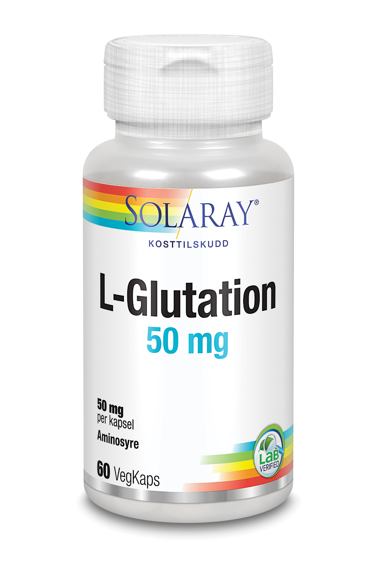 Solaray L-Glutation 60 kapslar