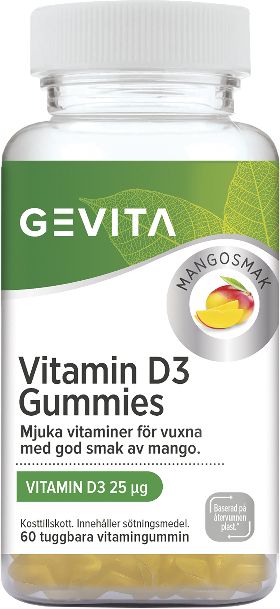 Gevita Vitamin D3 Gummies 60 tuggtabletter