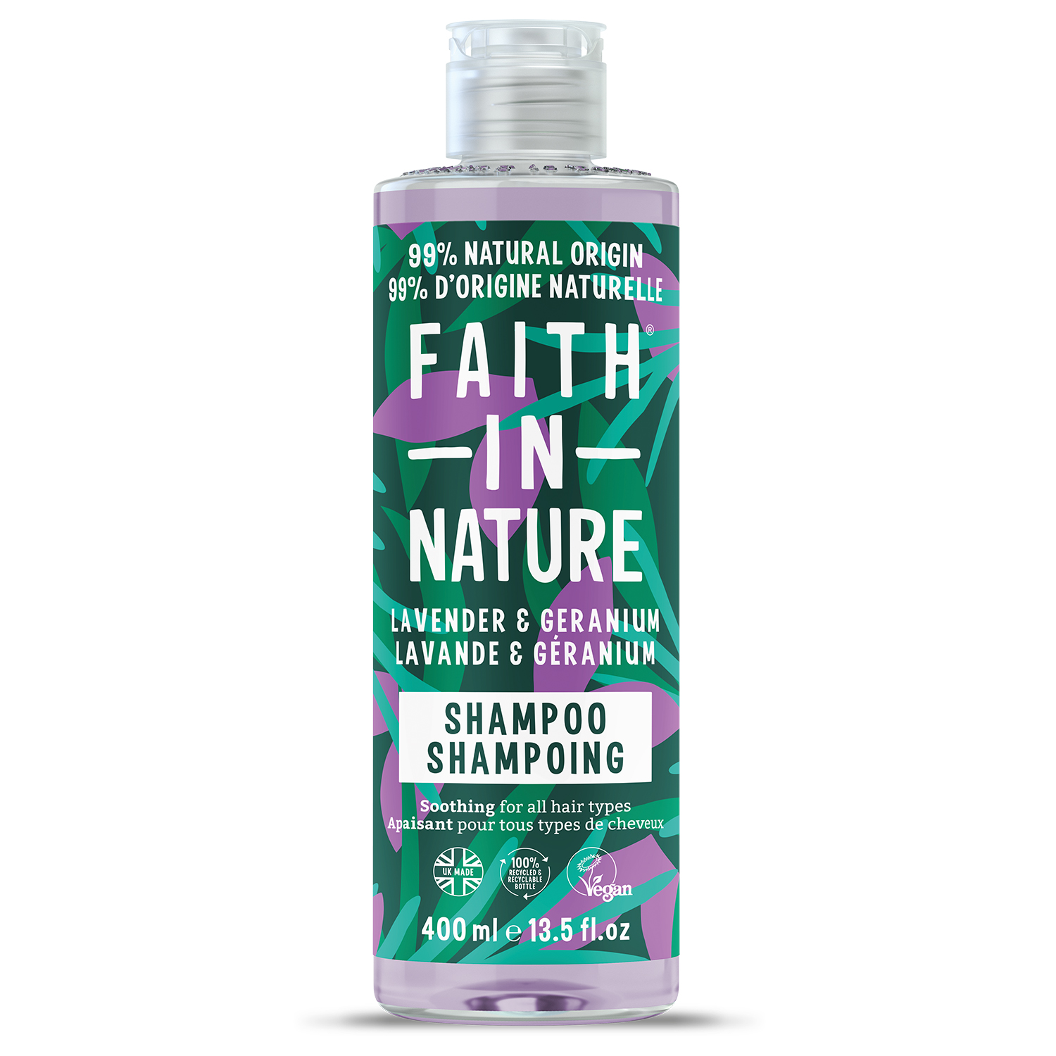 Faith In Nature Lavender & Geranium Shampoo 400 ml