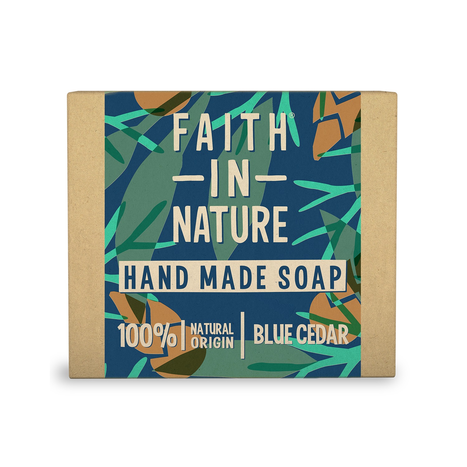 Faith In Nature Soap Blue Cedar 100g