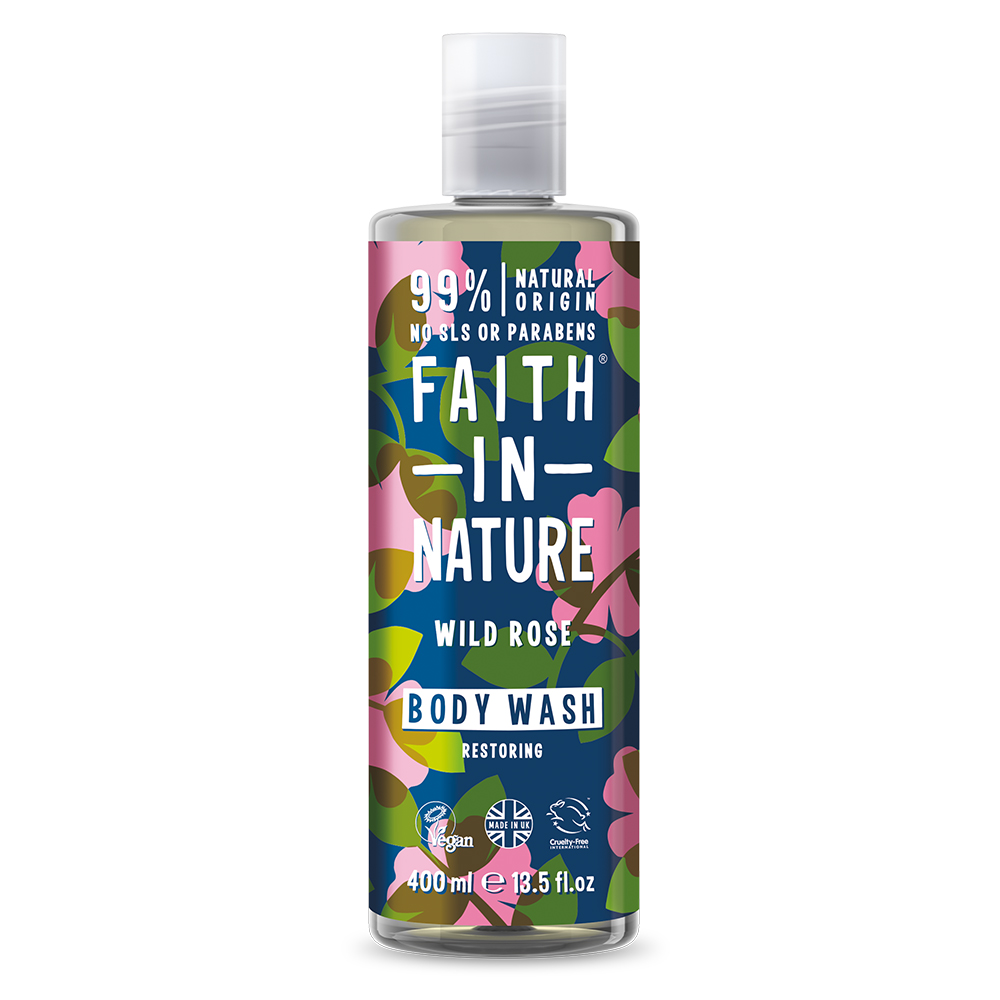Faith In Nature Body Wash Wild Rose 400 ml