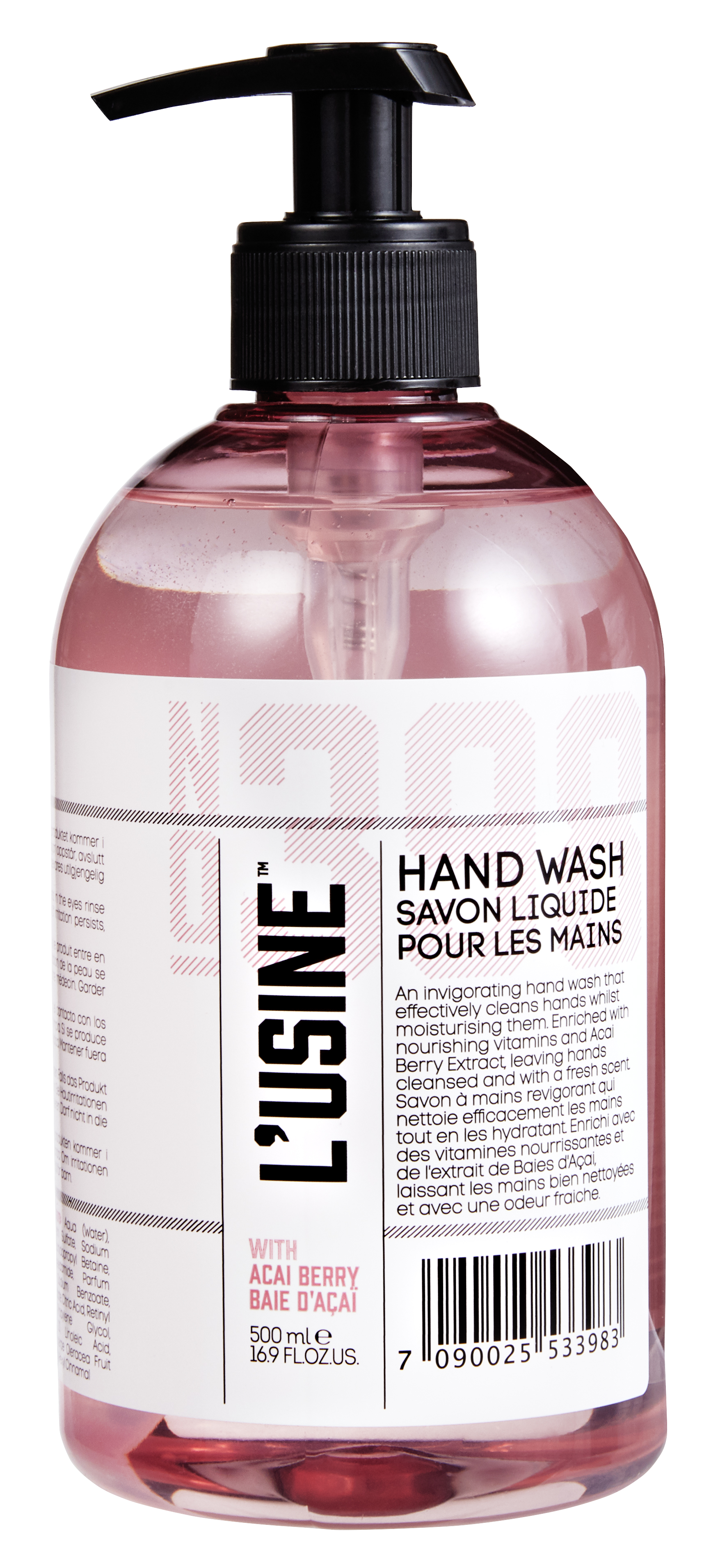 Lusine Handwash Acai & Berry 500ml Rosa