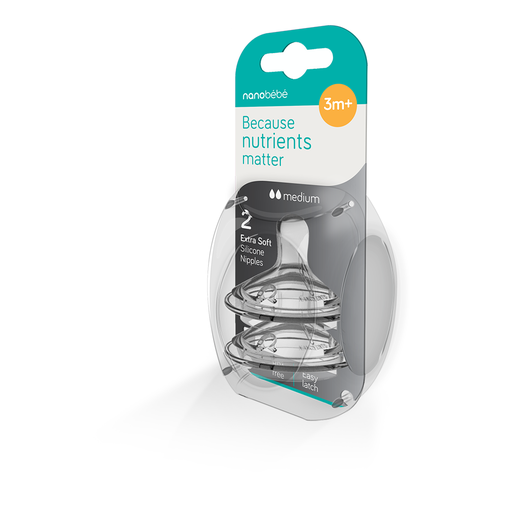 Nanobébé Dinapp Medium Flow Anti-kolik 2st