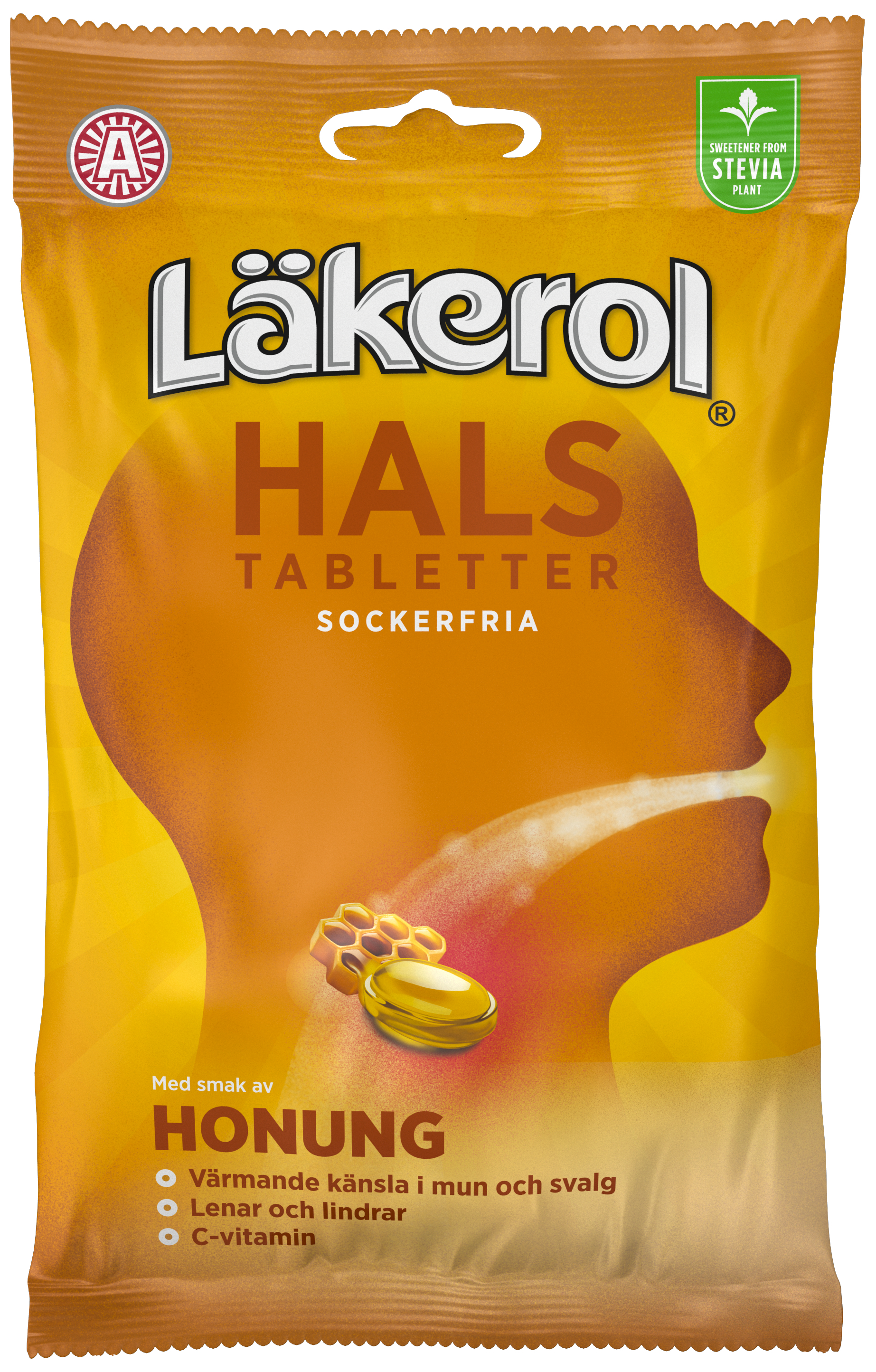 Läkerol Hals honung 65 g
