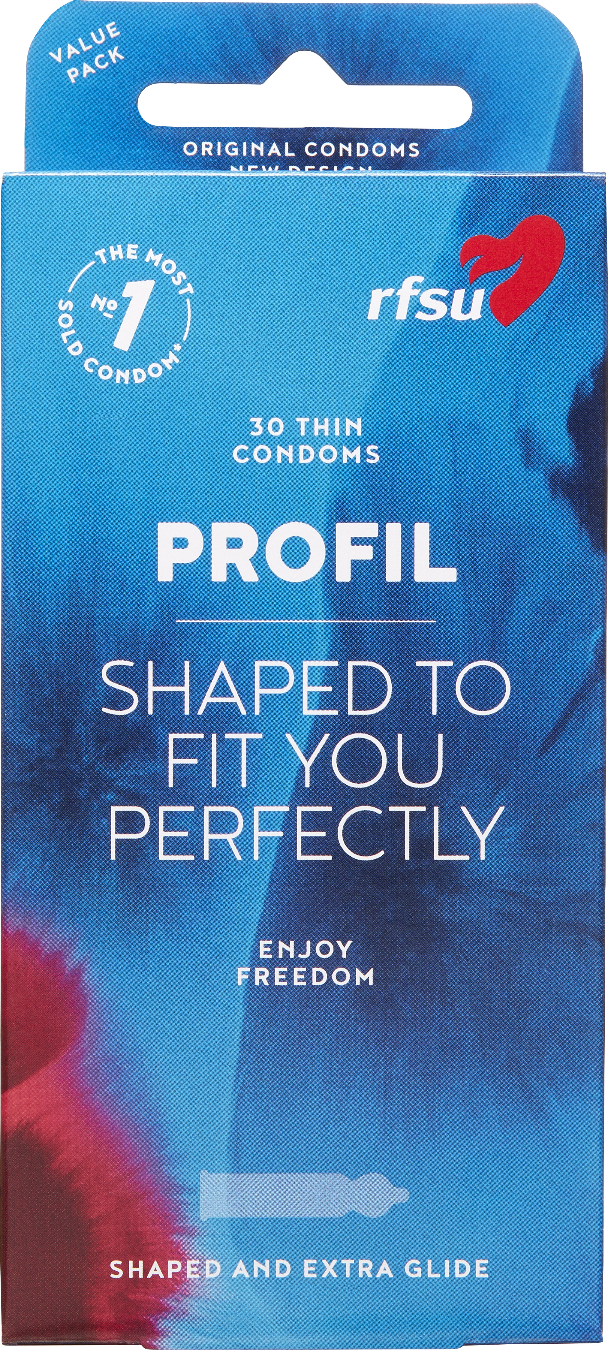 RFSU Profil Tunna & profilerade kondomer 30 st