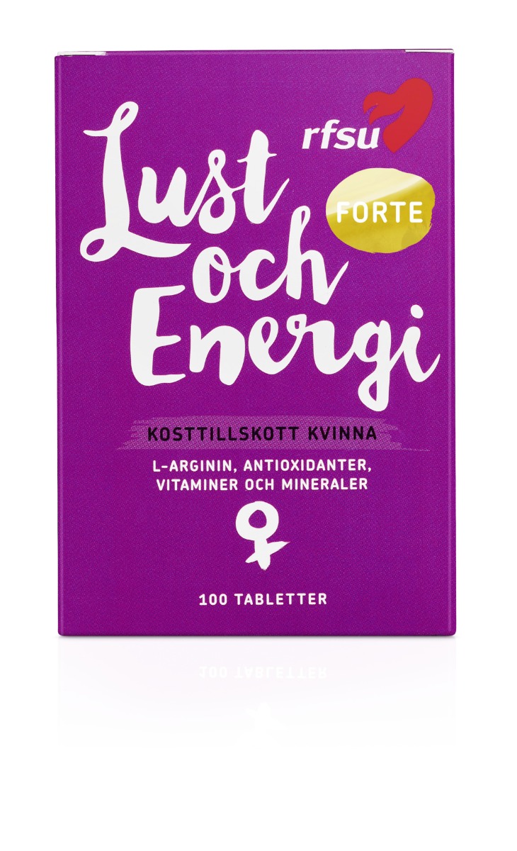 RFSU Lust & Energi Forte Kvinna 100 tabletter