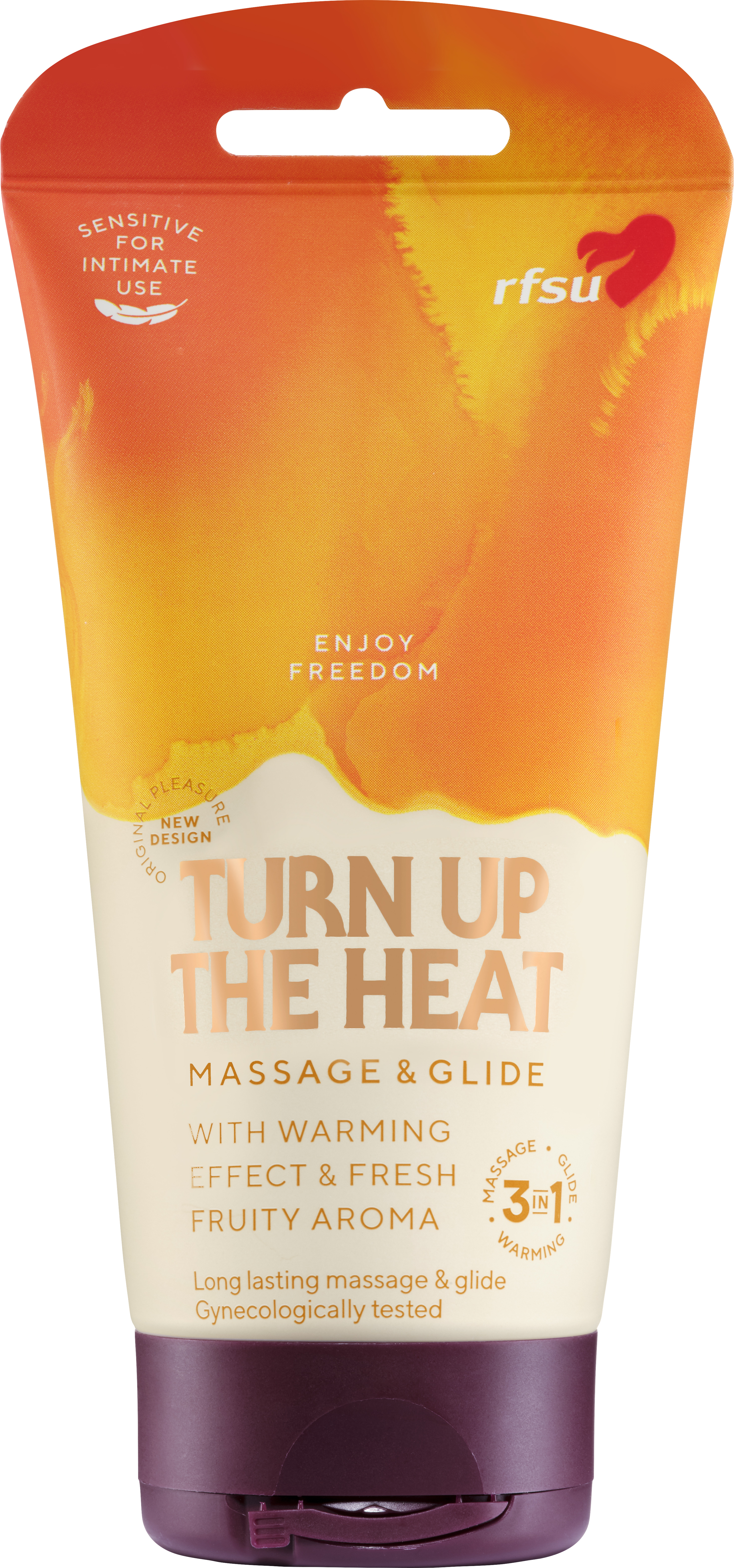 RFSU Sense Me Turn Up The Heat Massage & Glide 150 ml