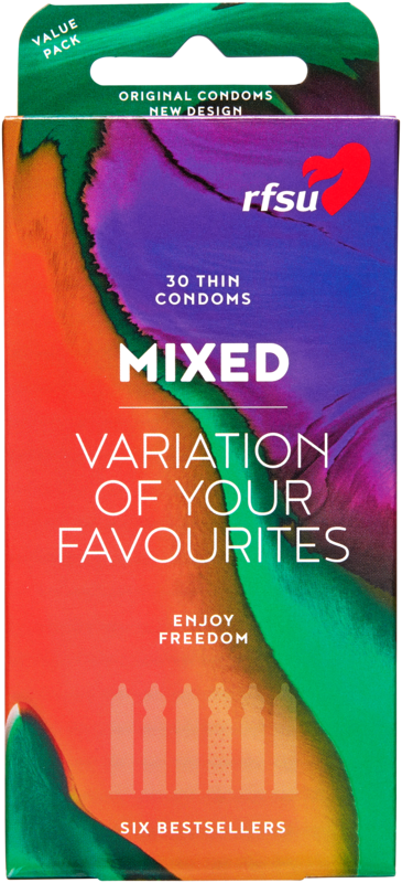 RFSU Mix av olika populära kondomer 30 st