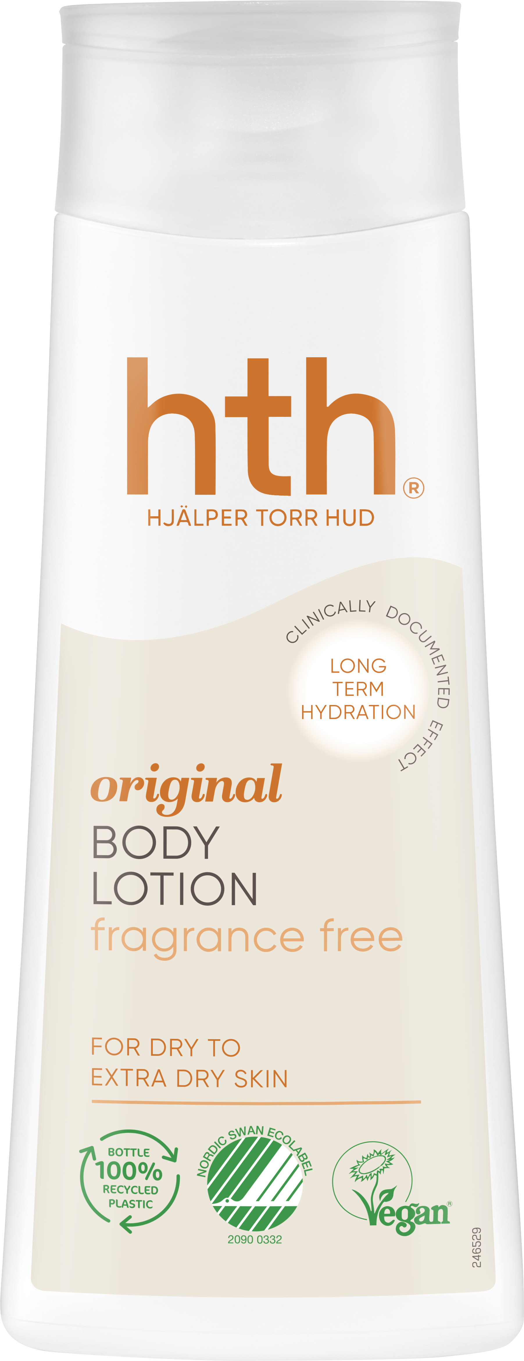 HTH Original Body Lotion Oparfymerad 200 ml