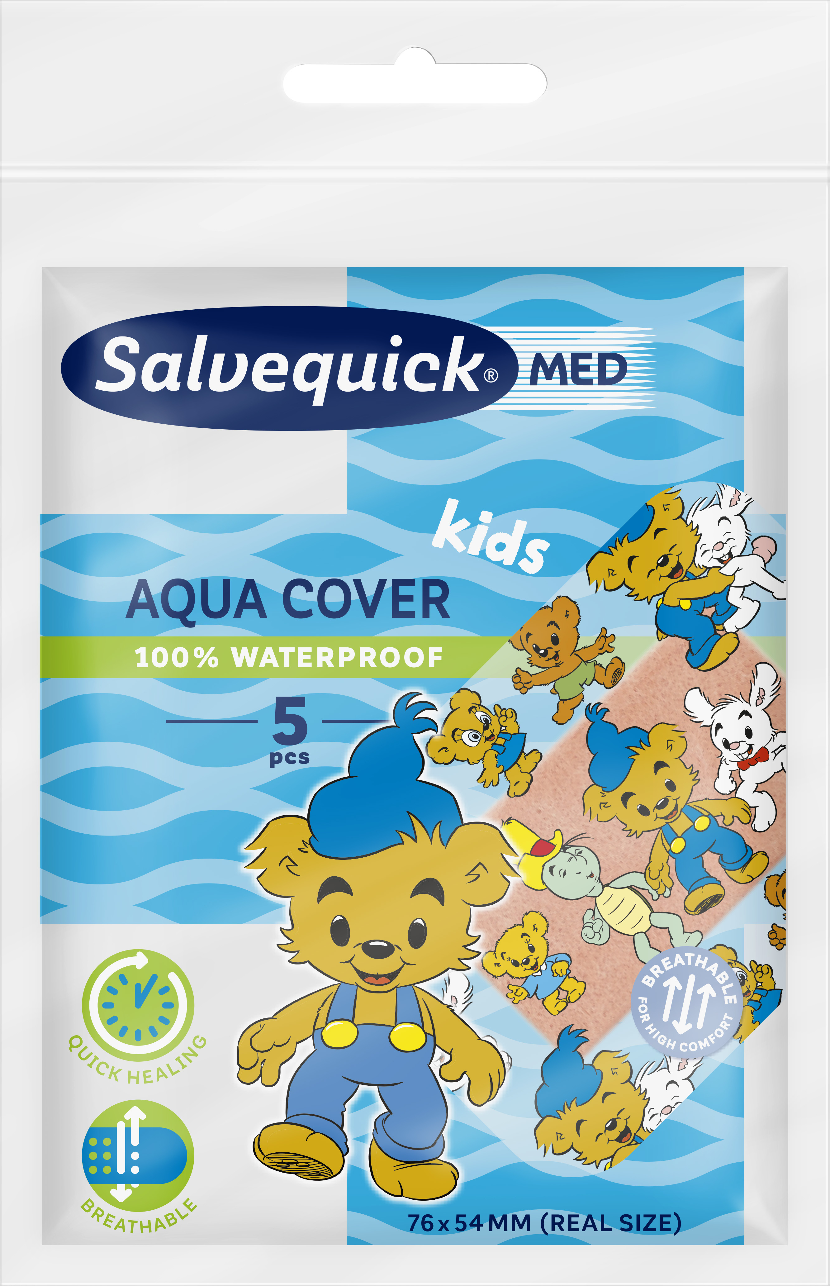 Salvequick Aqua cover kids 5 st