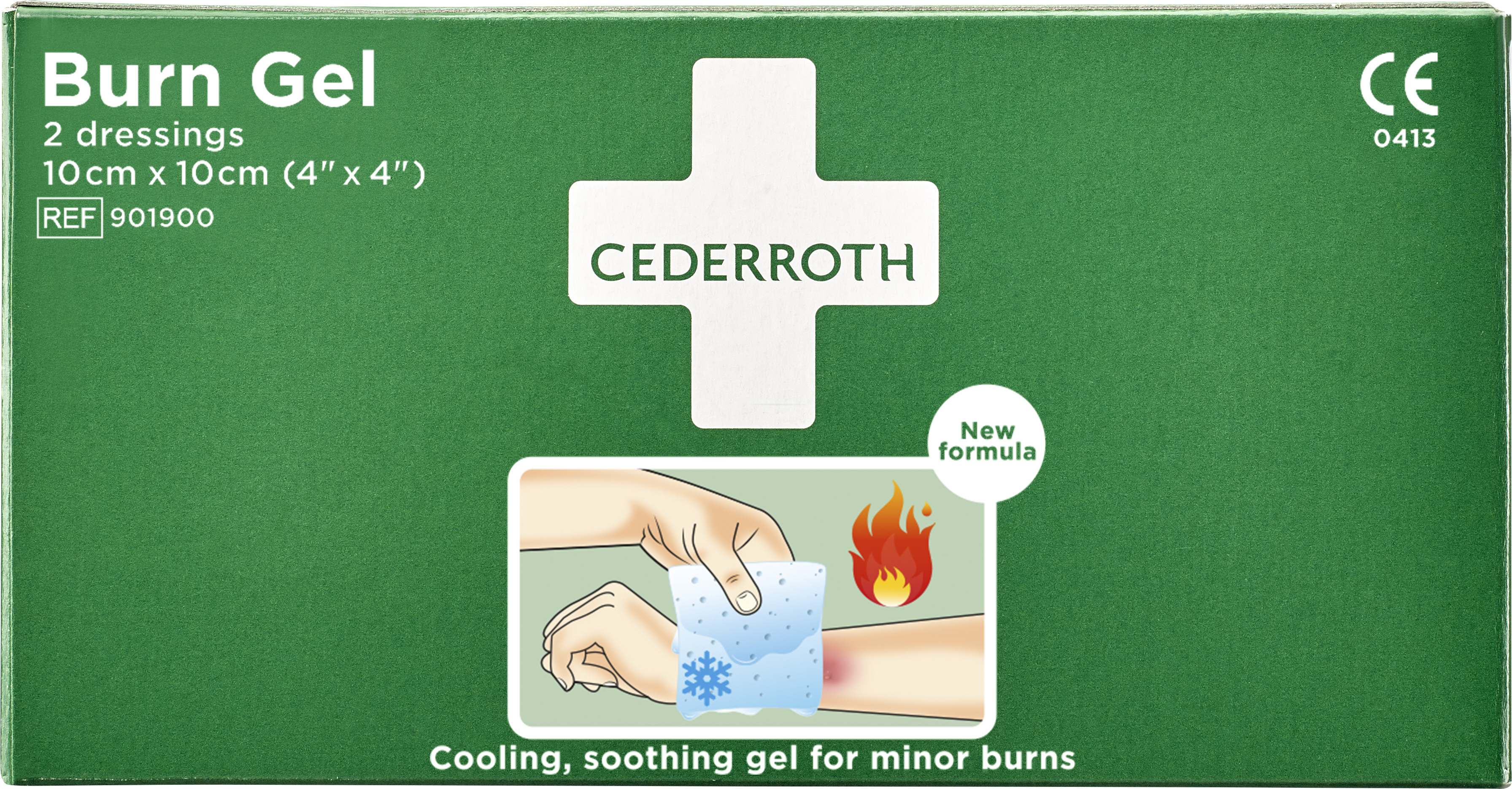 Cederroth Kompress Burn Gel 10 x 10 cm 2 st