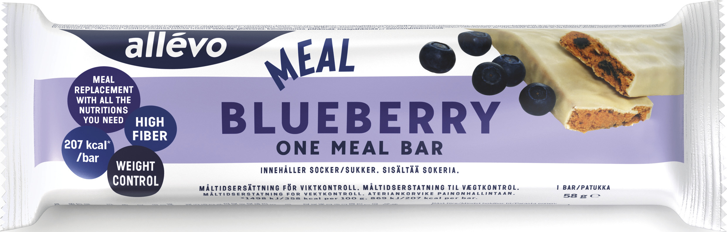 Allévo One Meal Bar Blueberry 1 st