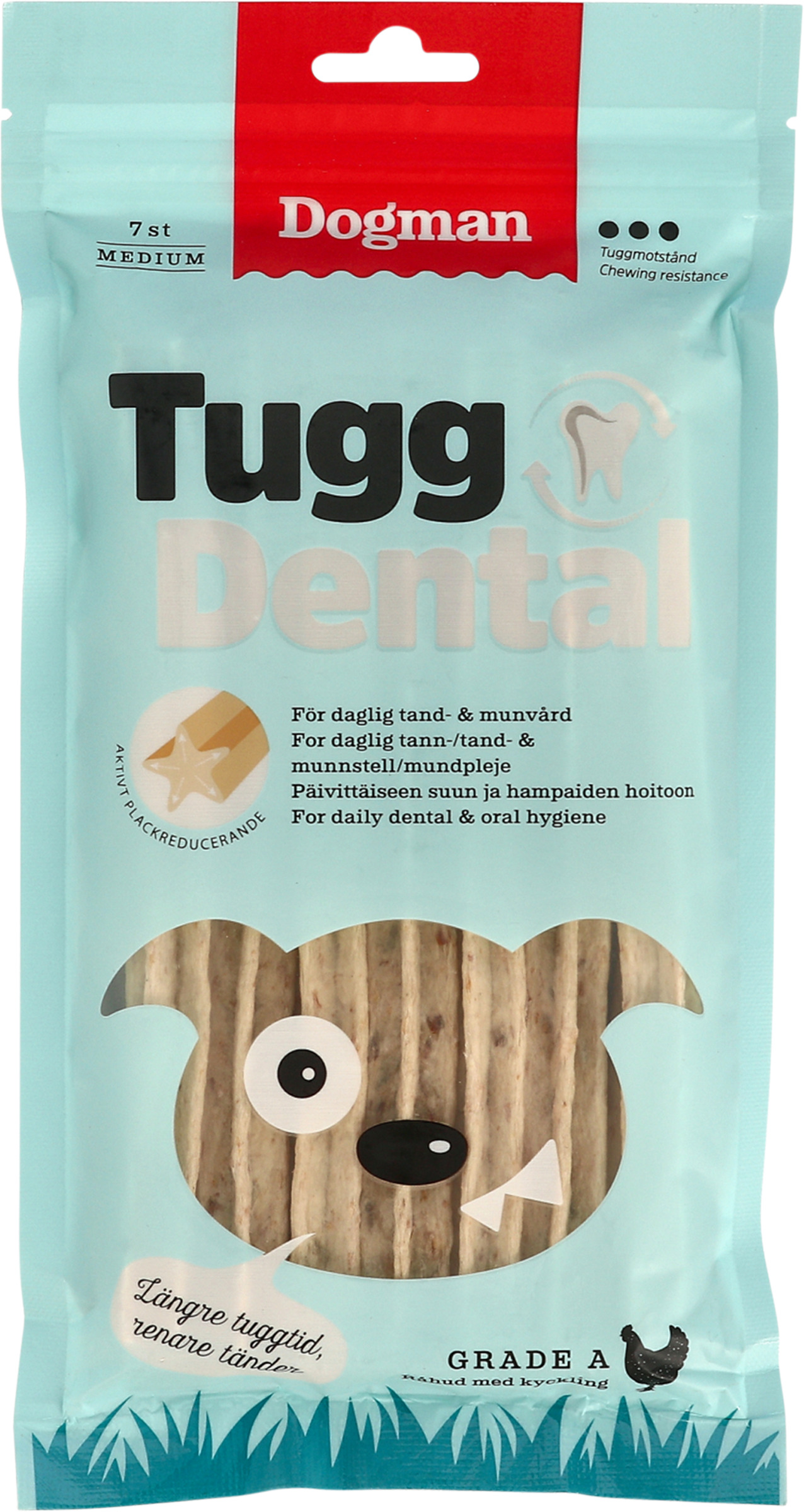 Dogman Tugg Dental M Kyckling 7 st