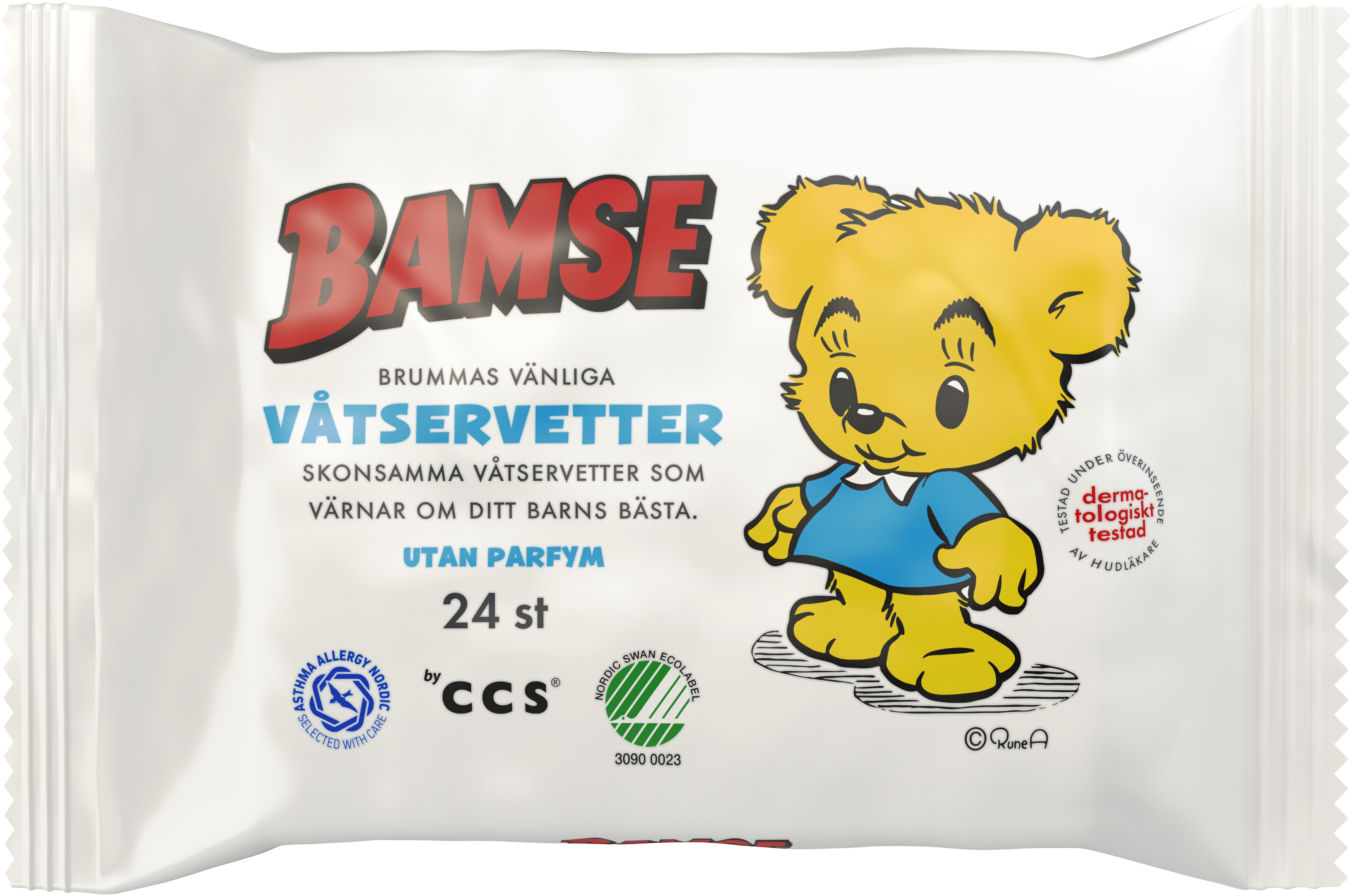 Bamse by CCS Brummas Våtservetter 24 st