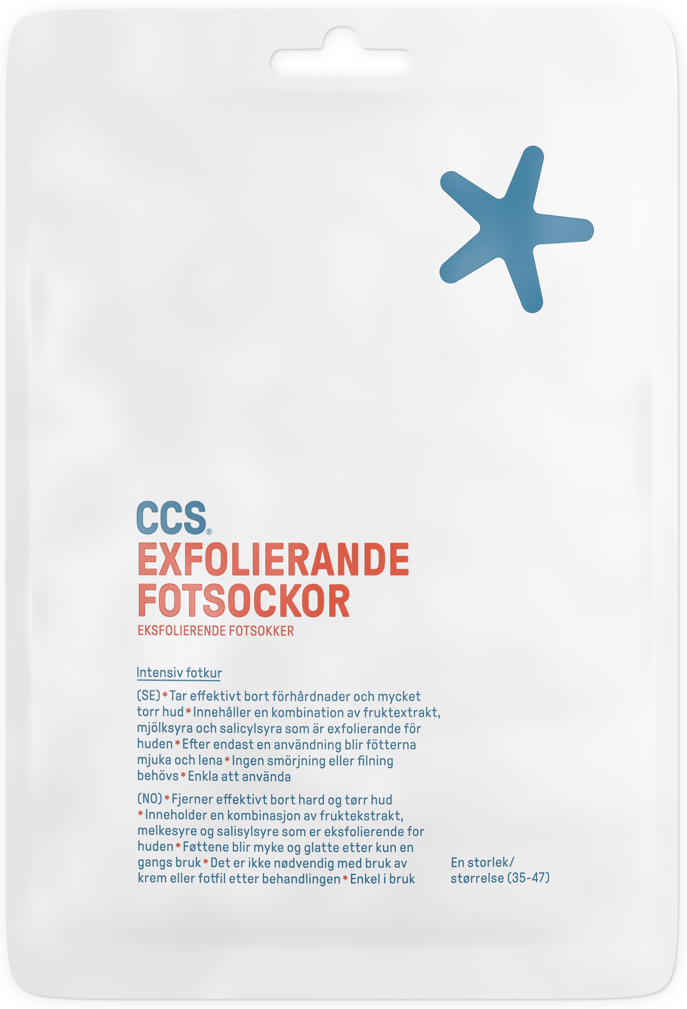 CCS Exfolierande Fotsocka 1 st