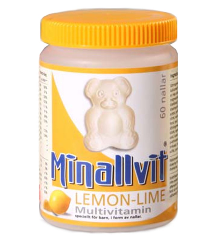 Minallvit Lemon & Lime 60 st