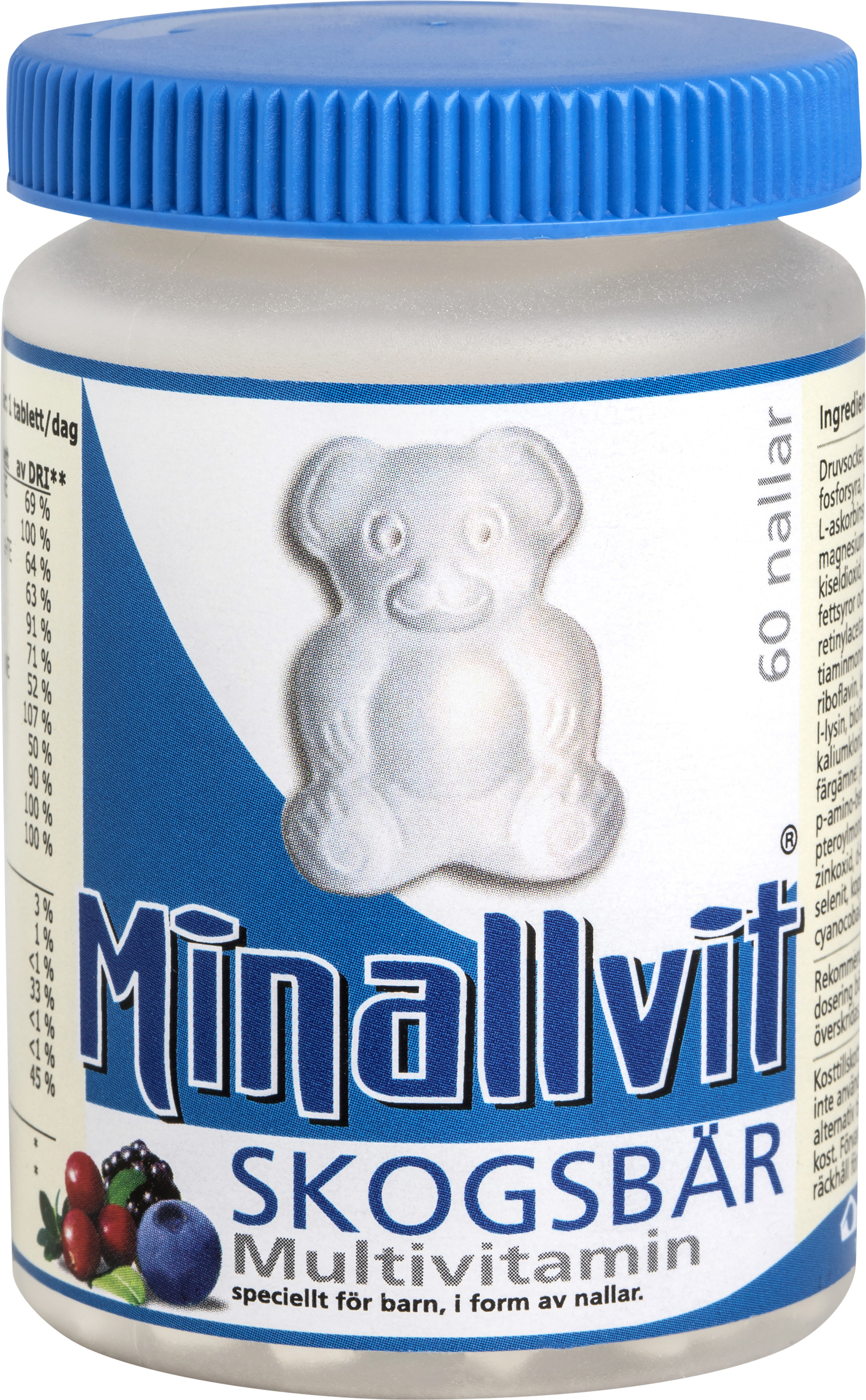 Minallvit Skogsbär 60 st