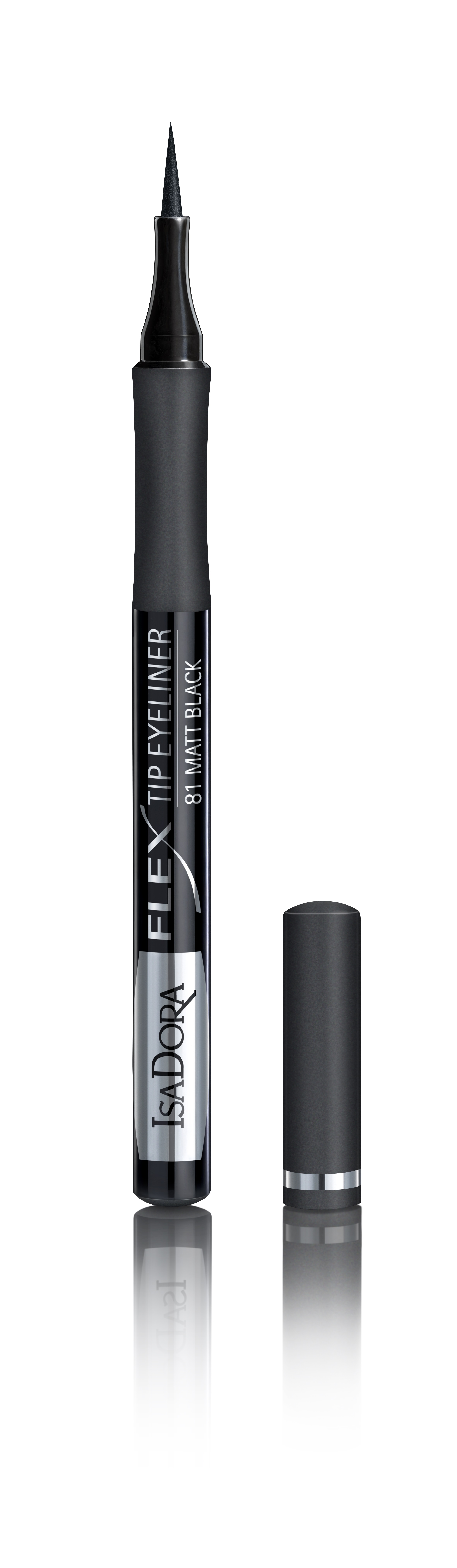 IsaDora Flex Tip Eyeliner Matt Black 1,2 ml