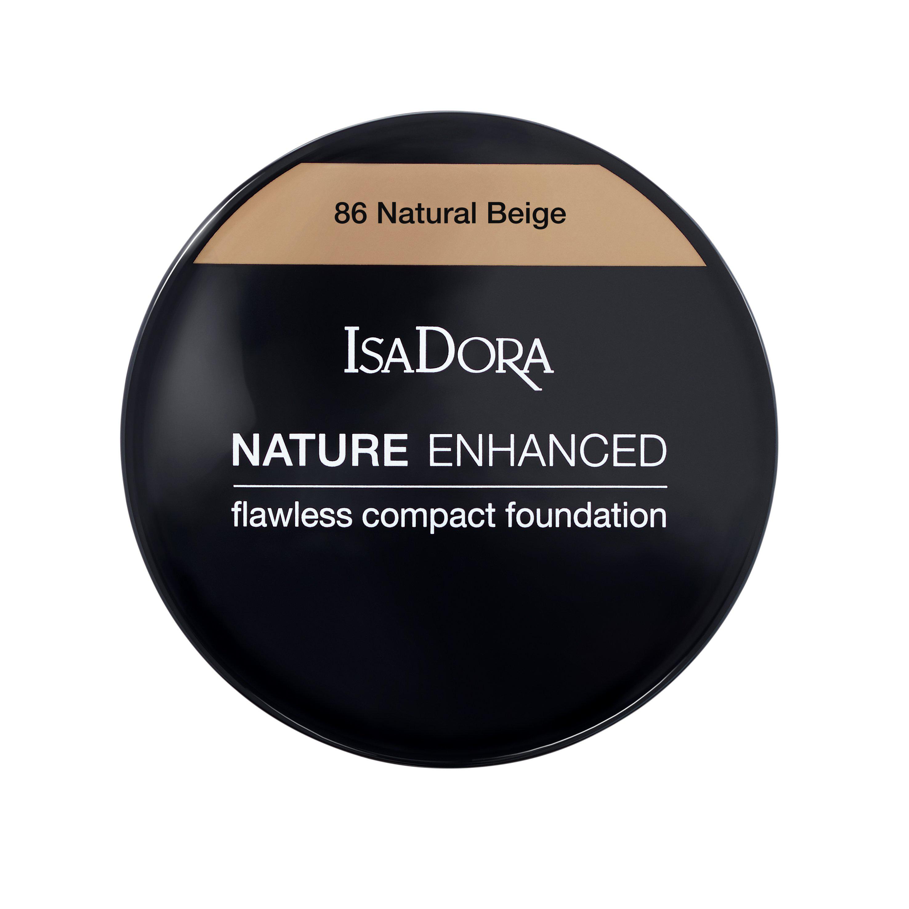 IsaDora Nature Enhanced Flawless Compact Foundation Natural Beige 10 g